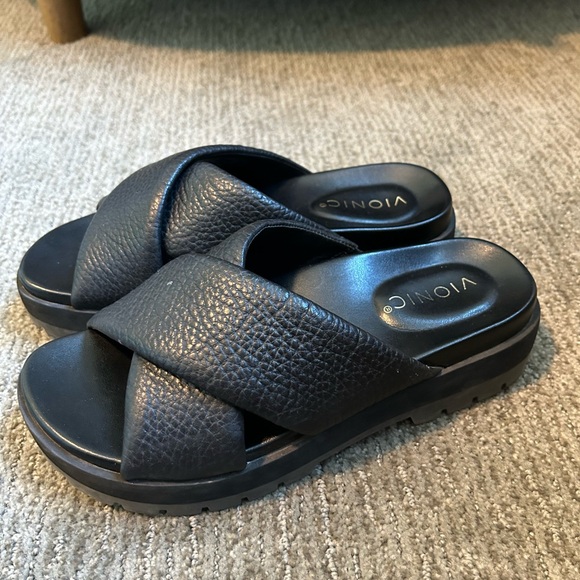 Vionic Vesta slide-on platform sandal - Picture 3 of 8